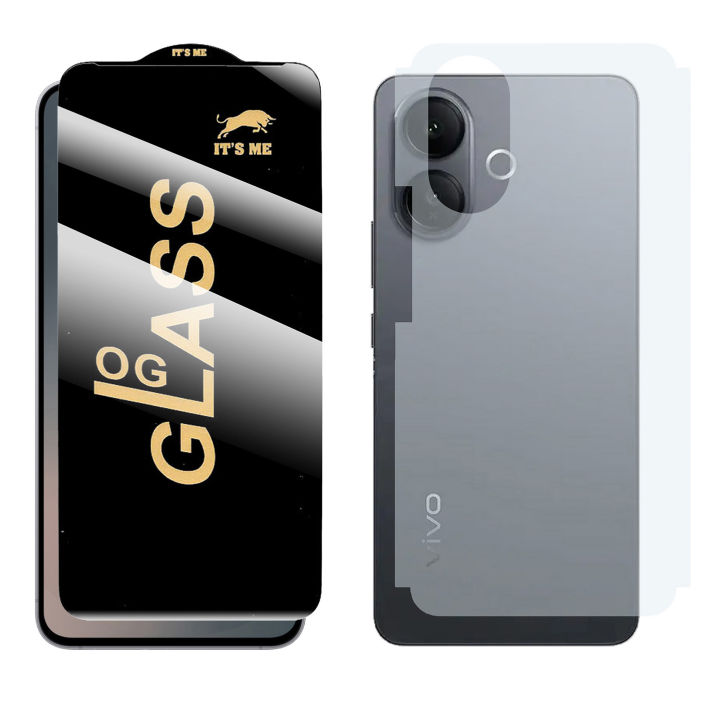 2-in-1 360 Protection for Samsung Galaxy S25FE: HD Glass + Back Matte