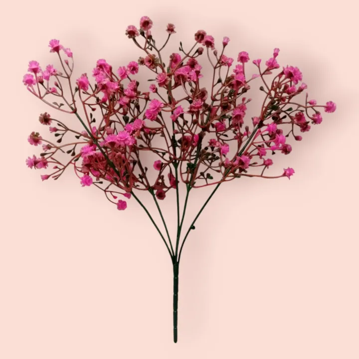 Gypsophila-%20Baby's%20Breath%20artificial%20Flower%20Bunch%20For%20Flowers%20Arrangements%20And%20Decorations,%2013%20inches%20Height-Pink%20-%20Image%202