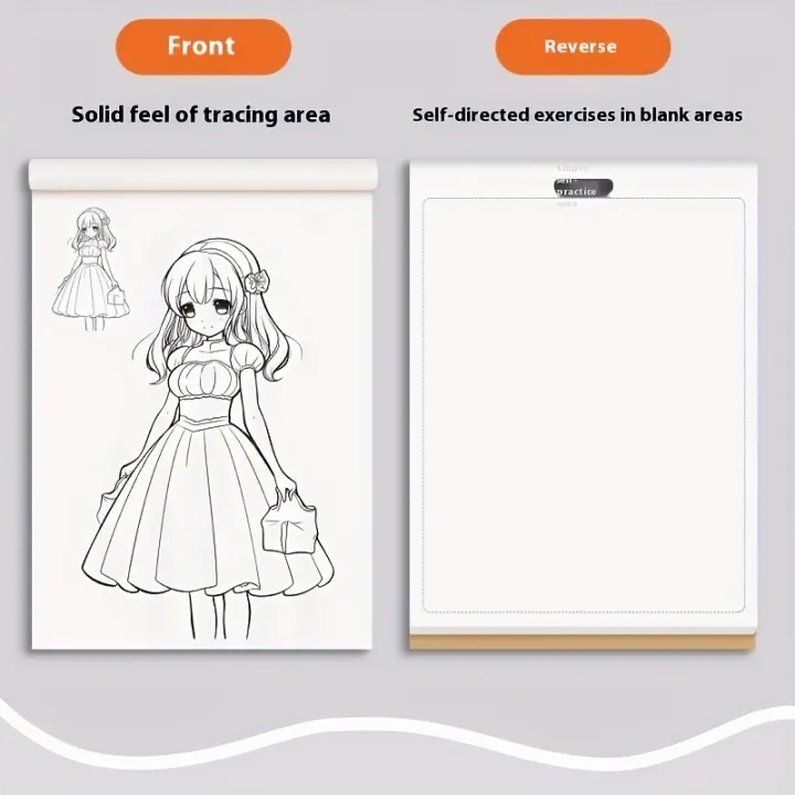 Anime%20Character%20Line%20Art%20Drawing%20Book%20for%20Beginners%7C48%20Pages%20Sketchbook%20with%20Outlines%7CIdeal%20for%20cartoonists%20and%20cartoon%20stylists%20-%20Image%205