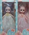 18cm Wonderful Princess Dolls for Girls - Elegant Party Dress with Crown -Per Piece Random pack.