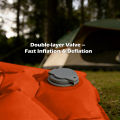 Camping Sleeping Pad Single Self-Inflating No Pump Rapid Setup Ultralight Compact for Outdoor Hiking Travel Tent.