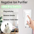 Air Ionizers for Home Negative Ion Generator Quiet Air Freshener for Bedroom Office Kitchen Plug in Mini Air Cleaner.