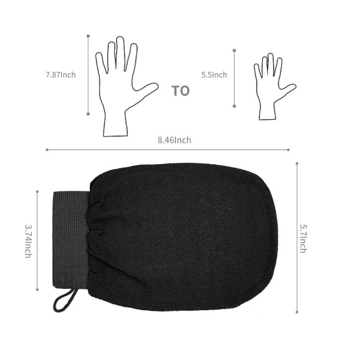 Exfoliating%20Mitt%20bath%20gloves,%20shower%20scrubber,%20body%20scrubbing,%20cleaning%20body%20-1pics%20-%20Image%202