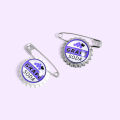 Grape Soda Bottle Cap Pins Brooches Shirt Lapel Pins Ellie Badge Grape Soda. 