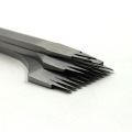 Leather Craft Oblique Flat Cut Hole Punches 3.38/3.85/3.0/2.7mm French Style Oblique Flat Chop Leather Stitching Punch Tool. 