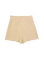 Women's Front Slit Shorts Skirts With Side Zipper, High Waist, Female Skort, Chic Fashion. 