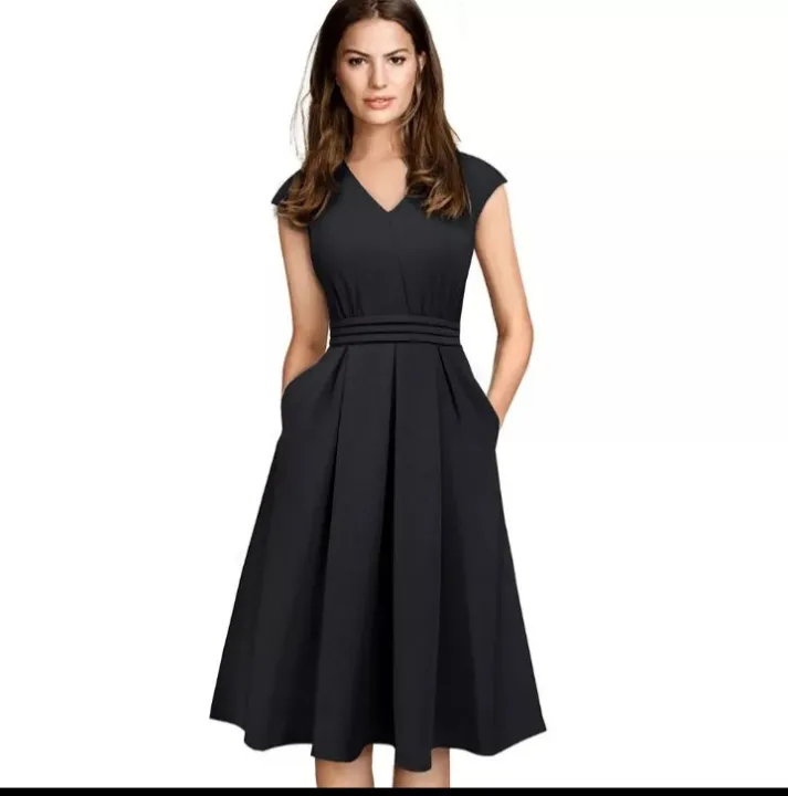 Modern%20sleeve%20office%20type%20frock%20design%20for%20women's%20-%20Image%202