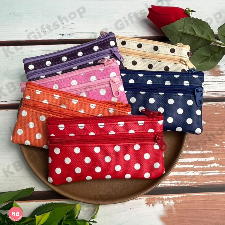 KB%20wholesale%20premium%20giveaways%20gift%202%20zipper%20Coin%20Purse%20Wallet%20coin%20purse%20card%20holder%20(12%20cards)%20multicolor%202.5x5%20inches%20dot%20-%20Image%208