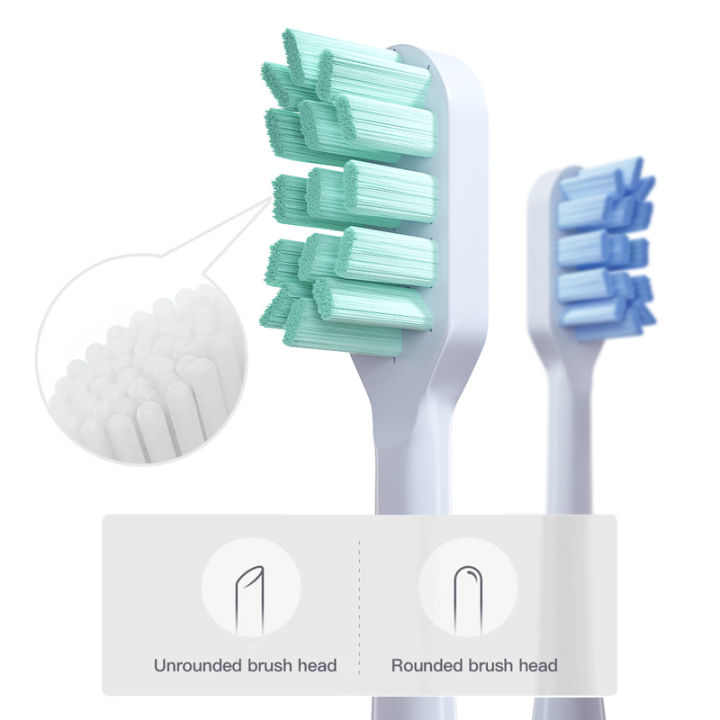 5PCS%20For%20%20MIJIA%20T300/500%20Replacement%20Brush%20Heads%20Sonic%20Electric%20Toothbrush%20Vacuum%20DuPont%20Soft%20Bristle%20Suitable%20Nozzles%20-%20Image%202