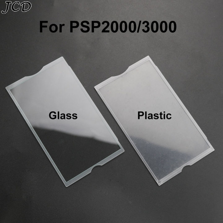 JCD For PSP 2000 3000 PSP2000 Game Console Plastic Glass Screen Lens Display Panel Cover Transparent Frame Clear Mirror Cover