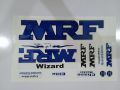 New 3D 2024 MRF Wizard Full King Blue & Black Edition Cricket Bat Sticker For Professional Players. 