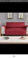 Quilted sofa cover. 