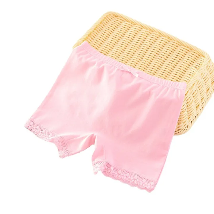 2pcs/Lot%20Summer%20Girls%20Safety%20Pants%20Class%20A%20Double%20Layer%20Pure%20Cotton%20Grade%20Thin%20Children'%20Safety%20Children%20Bottom%20Kid%20Dance%20Pants%20-%20Image%205