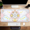 XXL Sakura Card Anime Mousepad Large Gaming Keyboard Mouse Pad Clow Card Mousemat Computer Offices Tablemat Extended Desk Mat. 