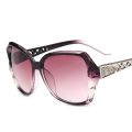 Fashion Big Purple Sunglasses Women Luxury Brand Square Sun Glasses Female Mirror Shades Ladies.