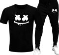 Men's Cotton Graphic Sublimation T-Shirt & Trouser Set | Round Neck | Casual Wear | M-XL Sizes. 
