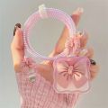 Changeable Charging Head Protective Cover Pink Lightweight Charger Protector For Iphone Portable Cute Mobile Phone Charger Cover. 