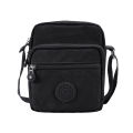 Chic Waterproof Nylon Crossbody Bag Adjustable Shoulder Strap Zip Closure Student Fashionable Shoulder Bags for Child. 