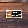 3pcs  "Ponte Las Pilas" Spanish Battery Meme Sticker – Perfect For Laptops, Water Bottles, Journals, And Desks. 