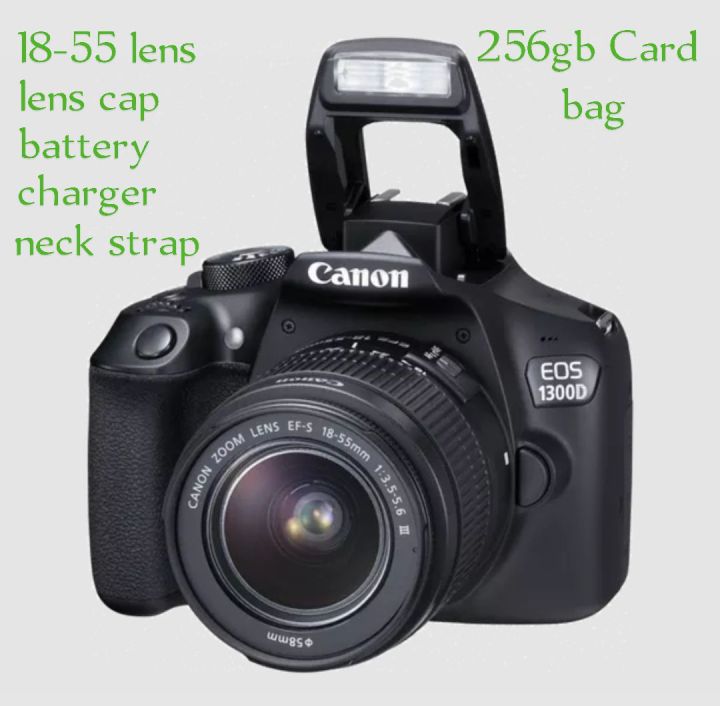 Canon 1300D DSLR Camera for HD Video Recording Photography- WiFi