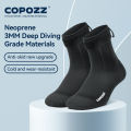 COPOZZ 3MM/5MM Neoprene Kevlar Diving Socks Anti-Slip Wetsuit Elasticity Surfing Boots Quick Dry Durable Swimming Thermal Socks. 