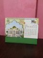 2024  Year New Desk ,( Mosque Model  ) Table Calendar With Month Planners - Bangla, English, Arabic Year. 