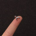 1PC 16G New Cross Heart Flower Crown Tragus Helix Stainless Steel Labret Lip Bar Rings Stud Cartilage Ear Piercing Body Jewelry.
