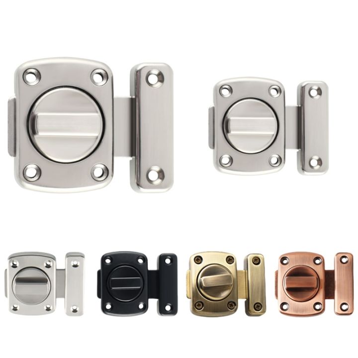 180° Double Sided Rotate Bolt Latch Gate Latches Door Slide Lock Twist ...