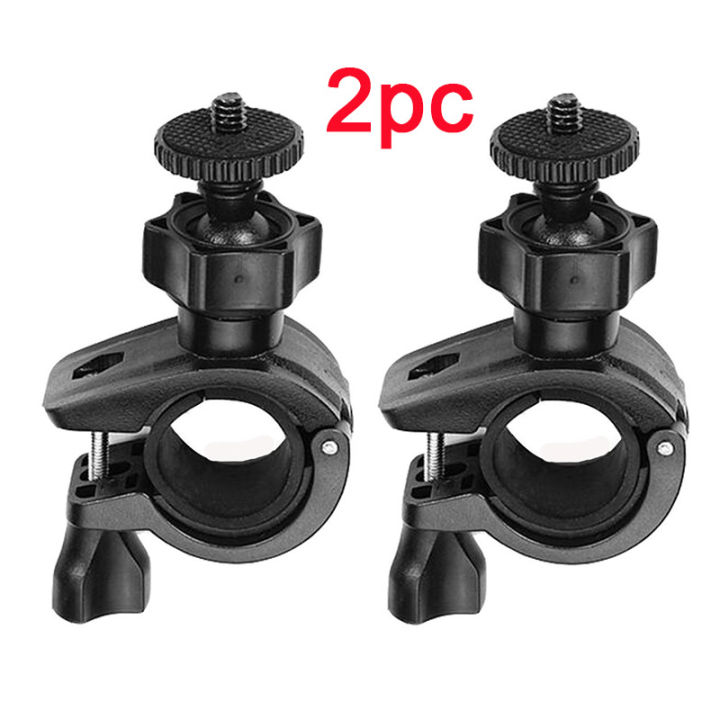 2pcs Bicycle Mount Holder Screw Handlebar Clip Mount Bike Clip Bracket for Hero13 12 11 10 9 8 7 6 5 4/3+/3/2/1 Camera