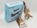 F-16 / F16 fighting falcon diecast plastic model Golden color miniature size 4 inches. 