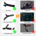 Helmet Chin Mount Camera Mount for GoPro Hero 12 11 10 9 8 7 5 Yi 4K for Insta360 Camera Foldable Front Chin Mount Accessory.