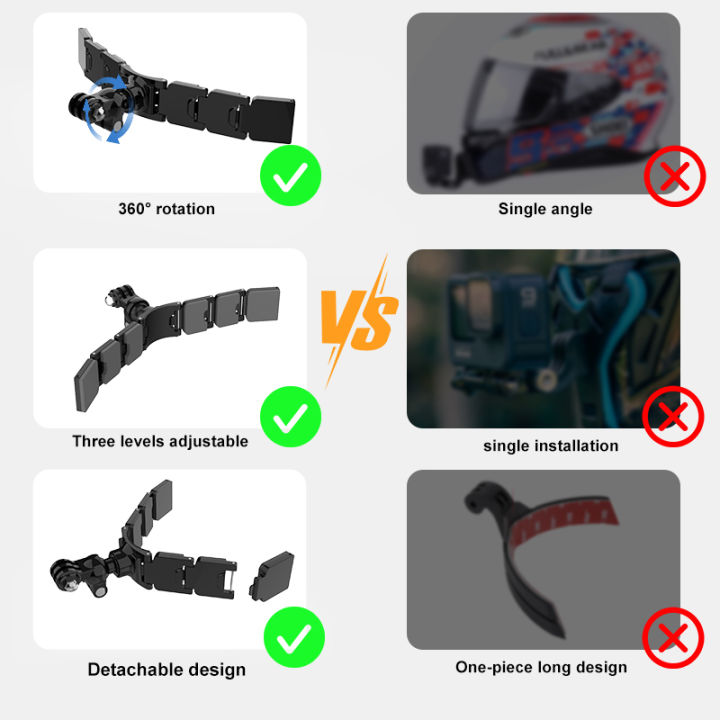 Helmet%20Chin%20Mount%20Camera%20Mount%20for%20GoPro%20Hero%2012%2011%2010%209%208%207%205%20Yi%204K%20for%20Insta360%20Camera%20Foldable%20Front%20Chin%20Mount%20Accessory%20-%20Image%203