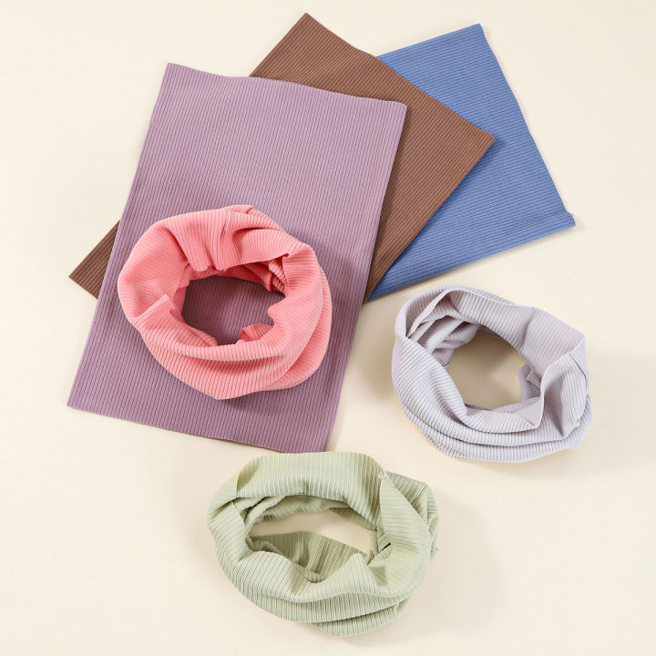 Kids%20Cotton%20Scarf%20Multipurpose%20O%20Neck%20Ring%20Scarf%20Solid%20Print%20Children%20Autumn%20Winter%20Warm%20Windproof%20Scarves%20For%20Boys%20Girls%20-%20Image%204