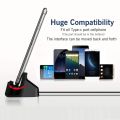 Type C USB Dock Charger for IPhone 15 Pro Max Samsung S24 S23 S22 S7 S6 S8 Plus Micro Cradle Dock Station Stand Charging Base. 