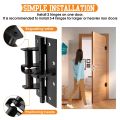 New 3 In 1 Heavy Duty Automatic Door Closer,Spring Hinges,90 Degree Positioning Door Stopper for Commercial/Residential Doors. 