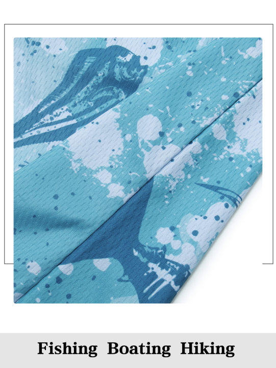Fishing%20Shirt%20Hooded%20Men%20Clothes%20Outdoor%20Summer%20Mask%20Hoodie%20Sun%20Uv%20Protection%20Performance%20Jersey%20-%20Image%202