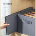 Thickened Pants Storage Box Foldable 9/7/6 Grids Organizer for Jeans Sweatshirt Shirt Wardrobe Organizers of Cabinets and Drawer. 