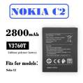 Nokia C2 Battery TA-1204 TA1233 V3760T-2800mAh A Grade. 