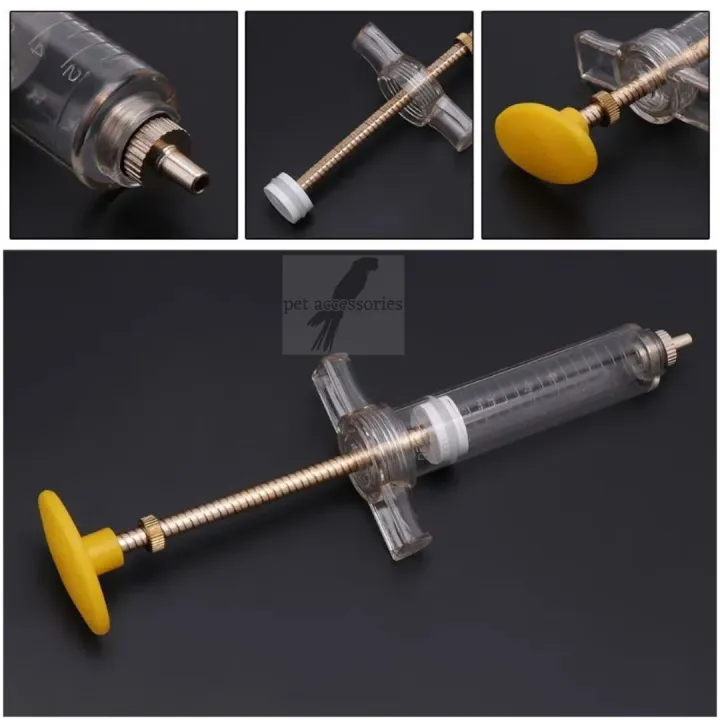 pet%20baby%20bird%20feeding%20syringe%2010ml%20&%20hose%20yellow%20posh%20syringe%20pet%20bird%20accessories%20-%20Image%203