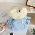 2026 New Style Girls' Versatile Backpack Lightweight Nylon Patchwork School Bag Japanese-style Multi-pocket Small Backpacks. 