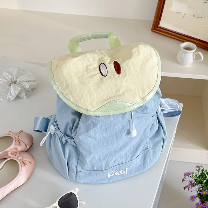 2026%20New%20Style%20Girls'%20Versatile%20Backpack%20Lightweight%20Nylon%20Patchwork%20School%20Bag%20Japanese-style%20Multi-pocket%20Small%20Backpacks%20-%20Image%206