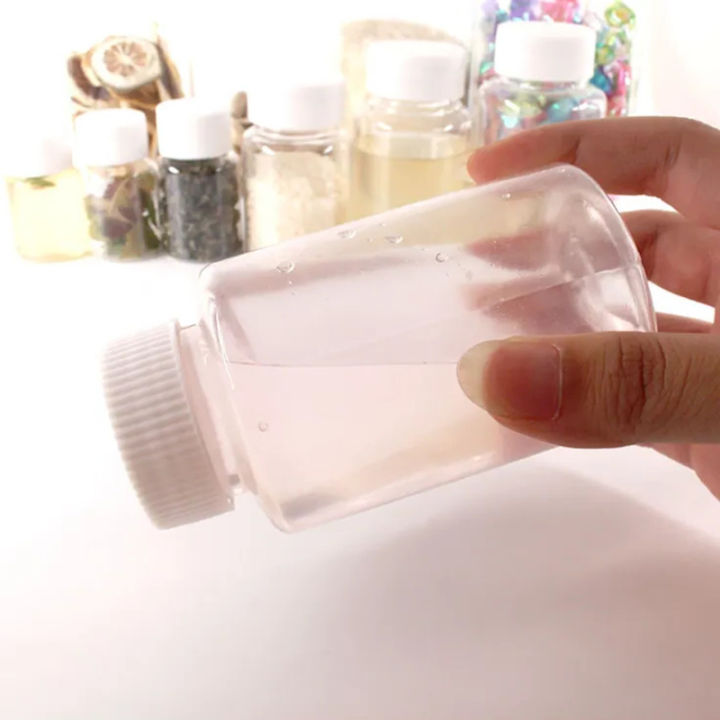10Pcs%2015ml/20ml/30ml/50ml/100ml%20Refillable%20Seal%20Bottles%20Vials%20Reagent%20store%20Container%20Plastic%20Screw%20cap%20-%20Image%205