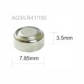 LR41 10 pcs Micro Alkaline Battery Coin/Button Cell Single Use for Model Same Size AG3 / LR41 / 192 / 392A / SR41 / LR736..