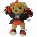 NBA Chicago Bulls Cheerleader Bear Stuffed Animal Plush Basketball. 