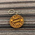 FC Bayern Munich - Football Club - Big Size - Wooden Keyholder / Keychain / Keyring - Nepal / Nepali / Nepalese. 