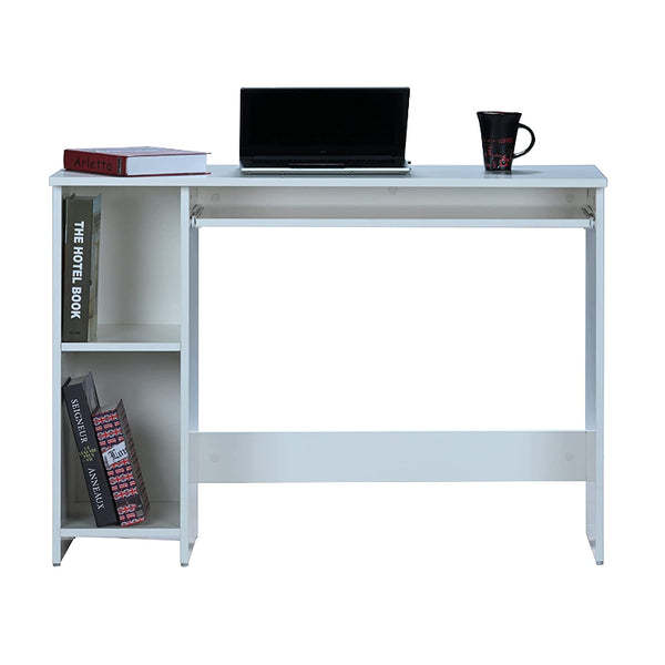Computer Desk , Home PC Office Desk with Keyboard Tray,  Study Writing Desk Home Workstation Desk with storage shelves
