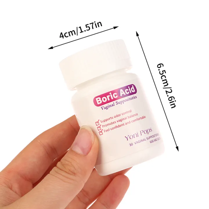 30Pcs%20Medical%20Grade%20Boric%20Acid%20Vaginal%20Suppositories%20Intimate%20Health%20Support%20Women%20PH%20Balance%20Pills%20for%20Yeast%20Infection%20600mg%20-%20Image%204