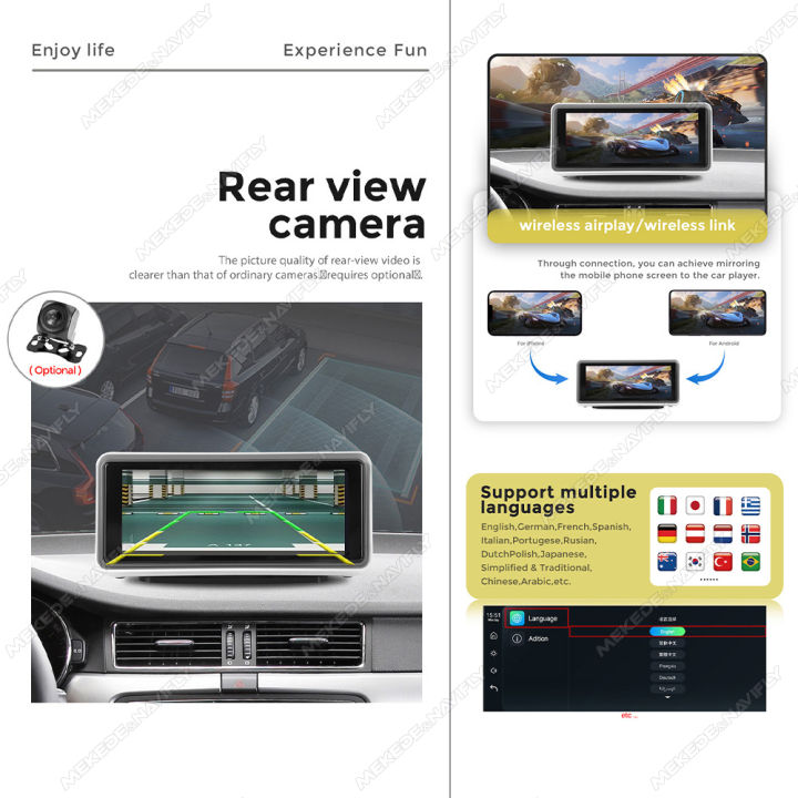 MEKEDE%206.86-inch%20Universal%20Car%20Radio%20Wireless%20Carplay%20Android%20Auto%20MP5%20Player%20Multimedia%20Recorder%20FM%20AUX%20DSP%20BT%20-%20Image%206