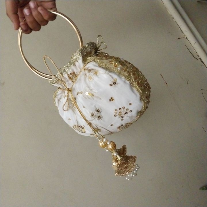 Bridal%20Potli%20Bag%20-%20Embroidered%20Red%20Chiffon%20Purse%20with%20Golden%20Sequin,%20Round%20Metal%20Handle,%20Wedding%20Accessory%20-%20Image%207