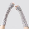 Women Men Sun Protection Ice Sleeves Summer Travel Outdoor Cycling Beach Gloves Arm Guard UV Protection Loose Breathable Sleeves.